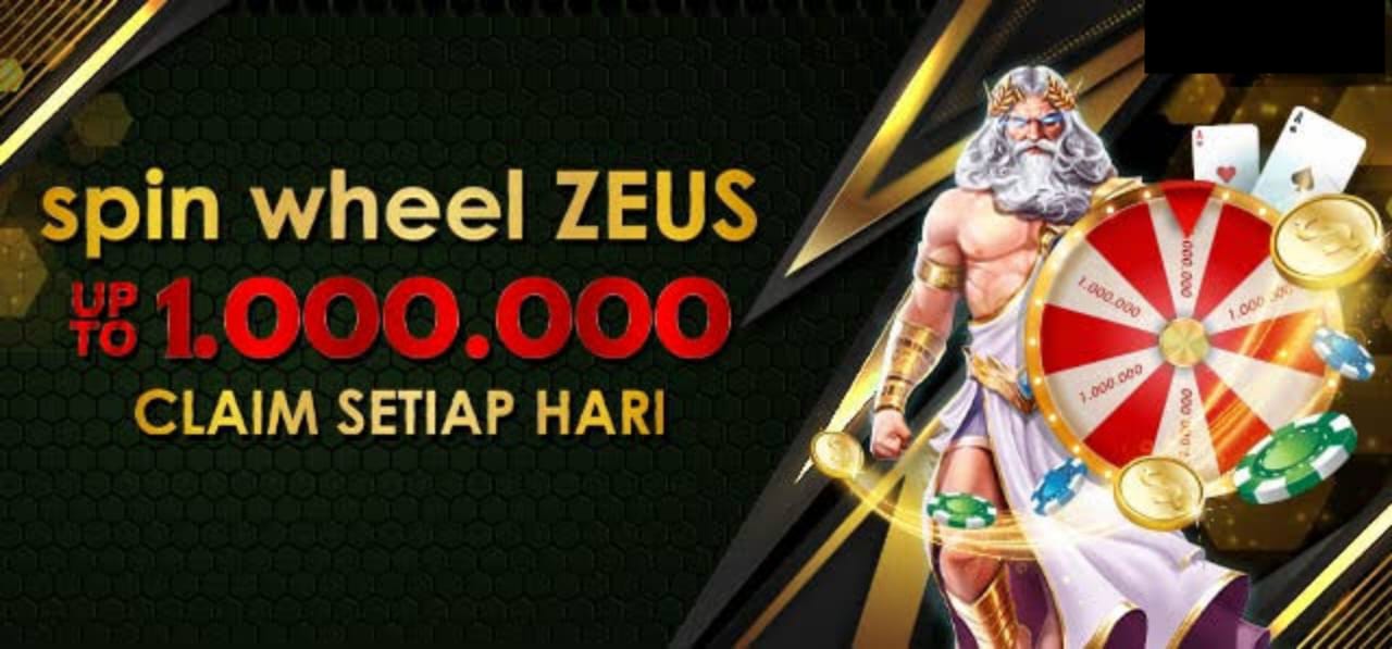 SPIN WHEEL ZEUS UP TO 1.000.000